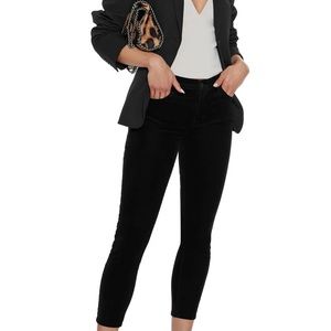 J BRAND
835 cropped cotton-blend corduroy skinny pants